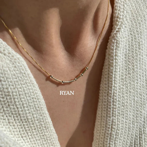 Morse Code Necklace