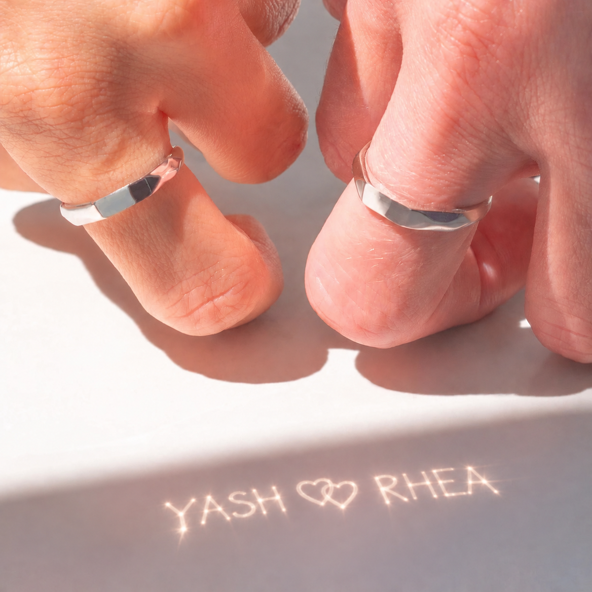 Personalized Light Sculpting Rings